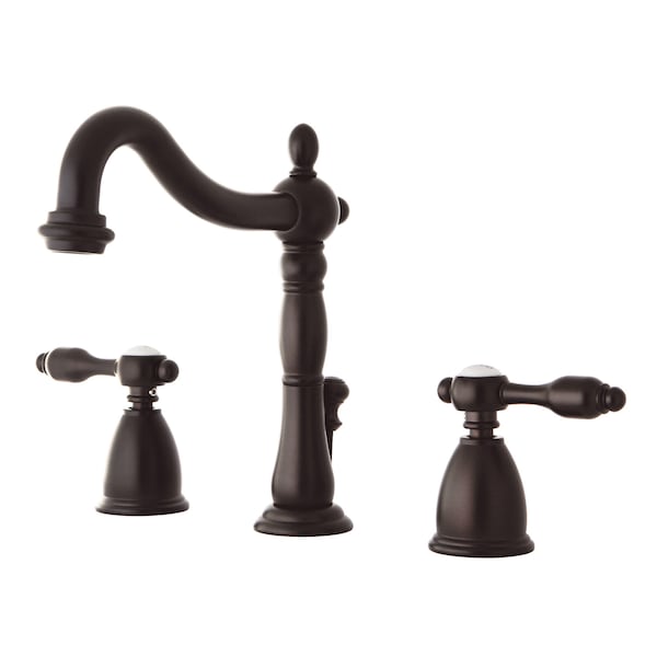 8" Widespread Bathroom Faucet, Oil Rubbed Bronze